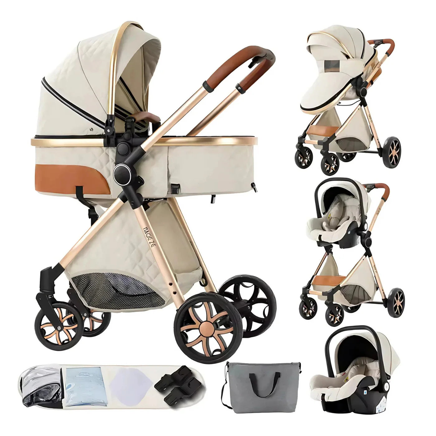 Barnvagn Exclusive 3-i-1