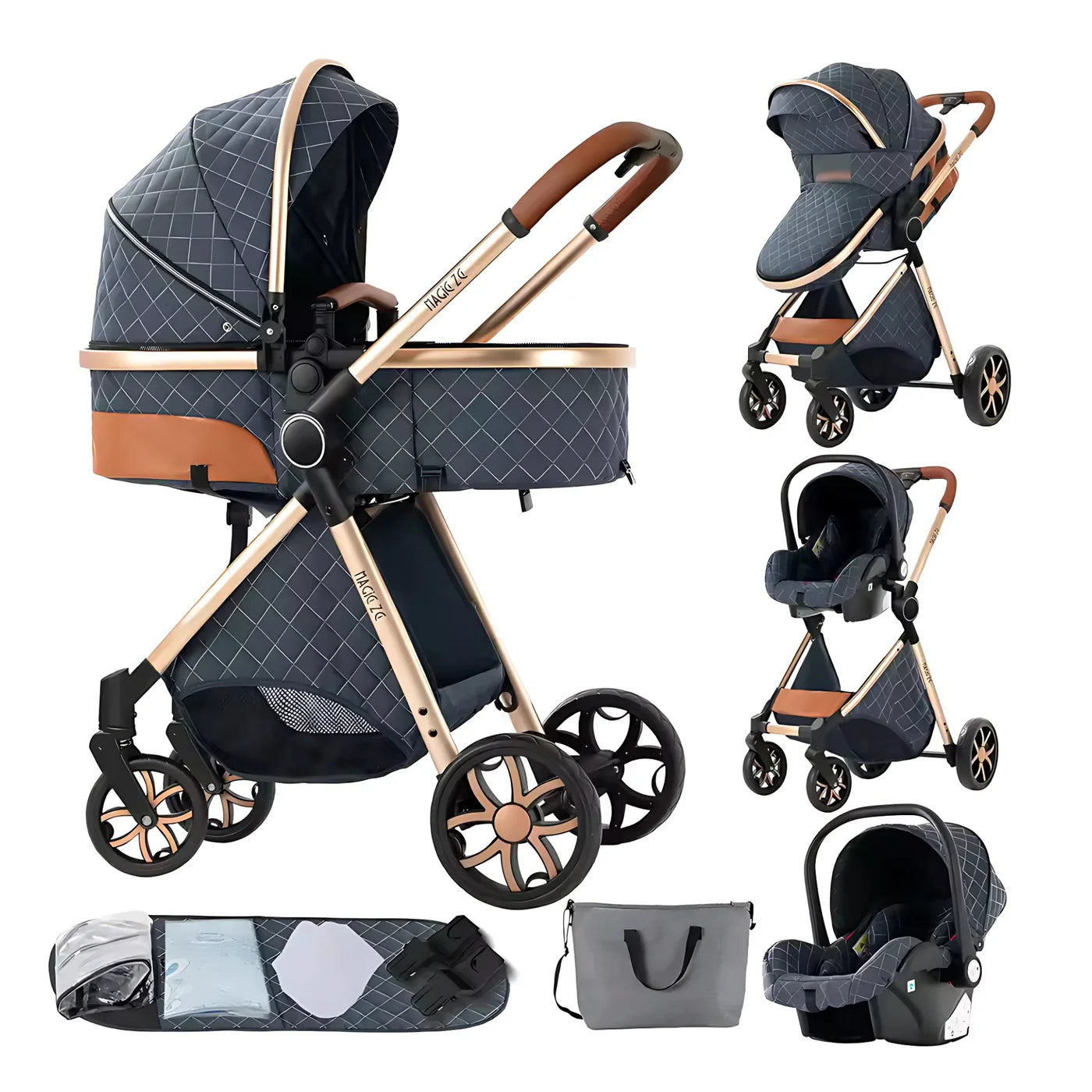 Barnvagn Exclusive 3-i-1