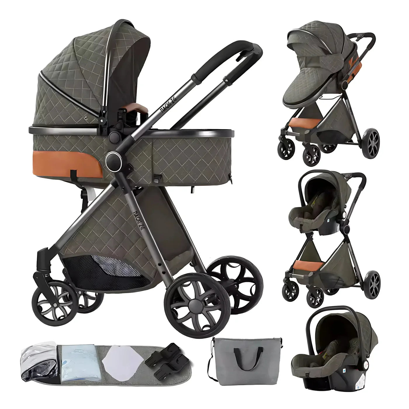 Barnvagn Exclusive 3-i-1