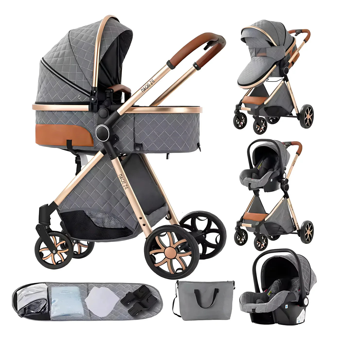 Barnvagn Exclusive 3-i-1