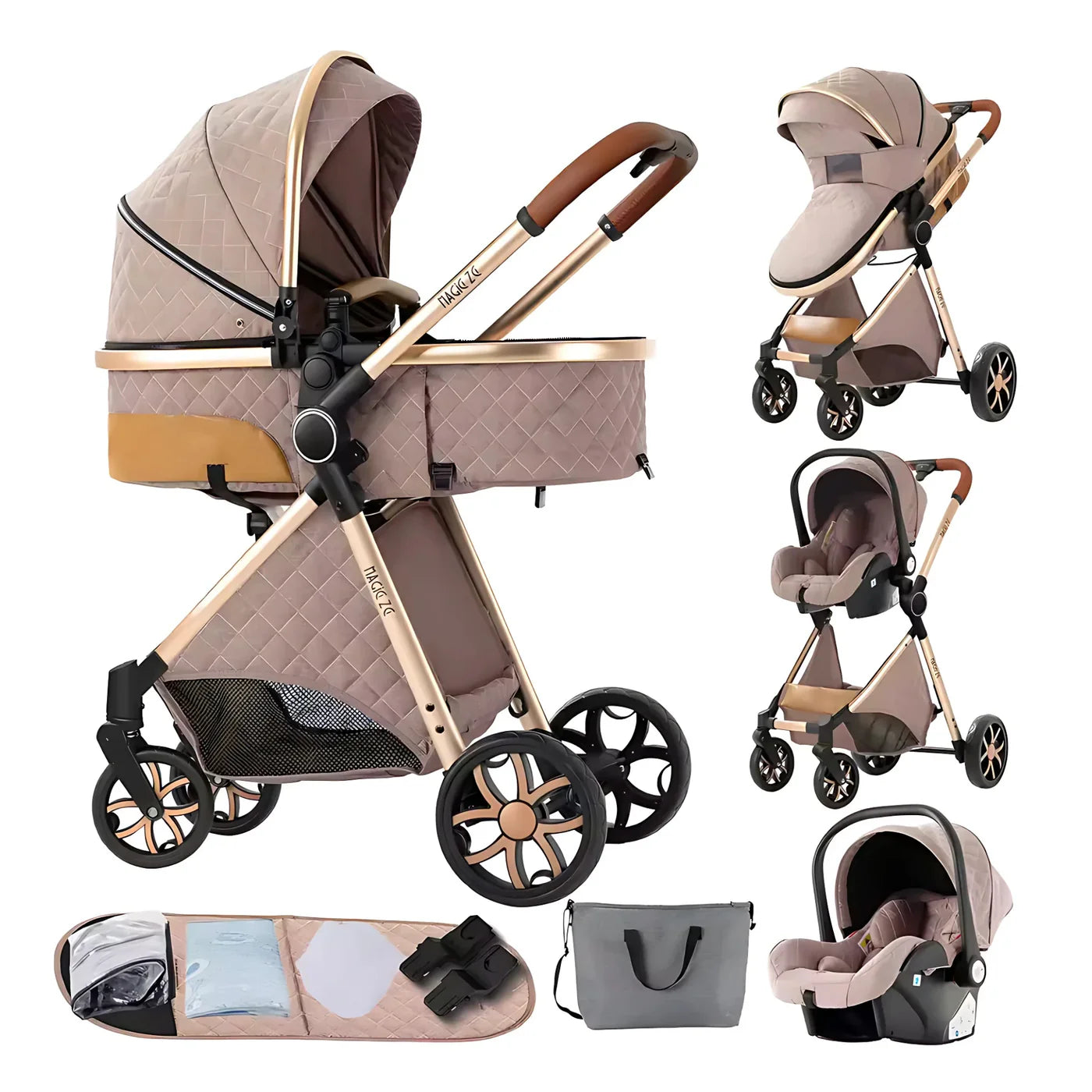 Barnvagn Exclusive 3-i-1