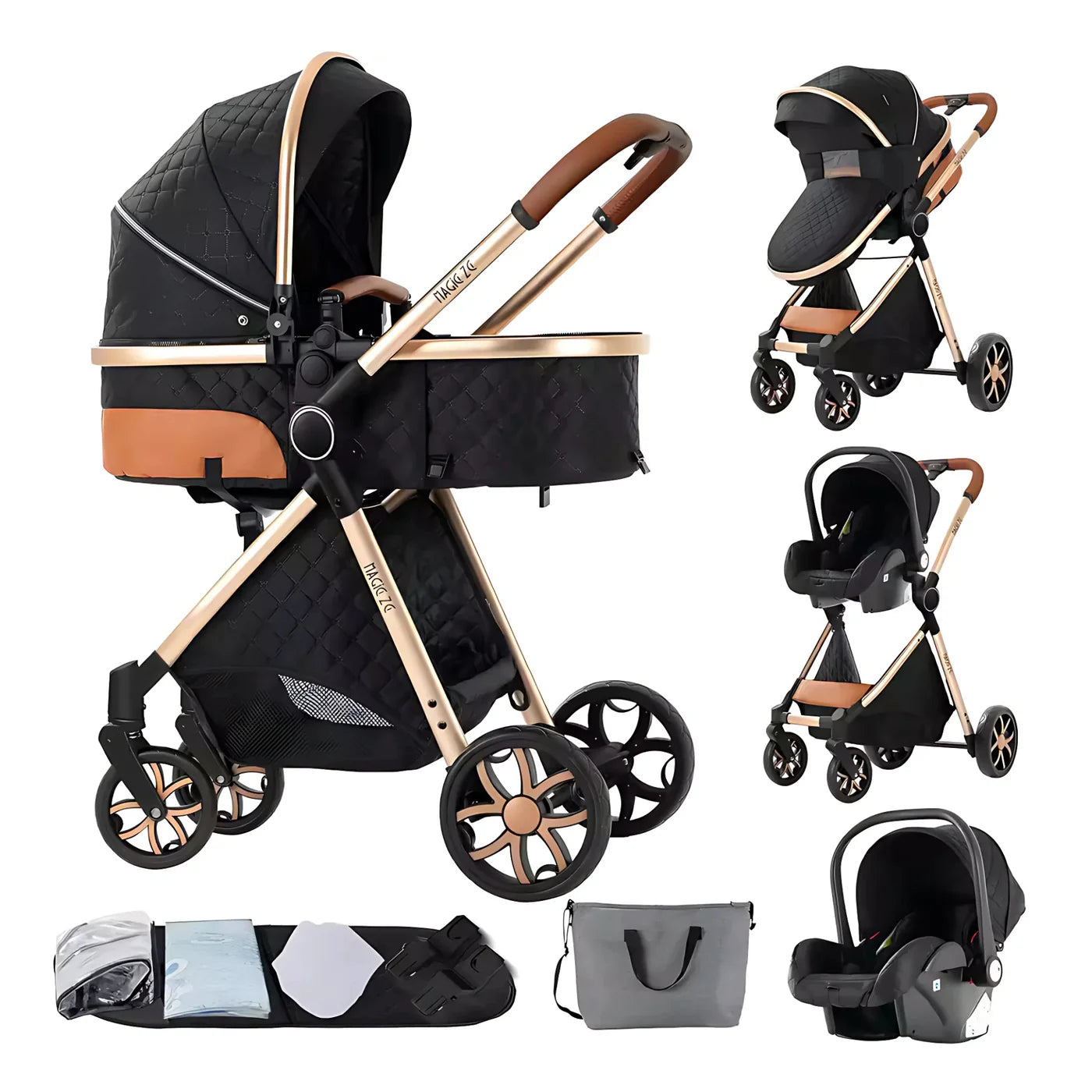 Barnvagn Exclusive 3-i-1