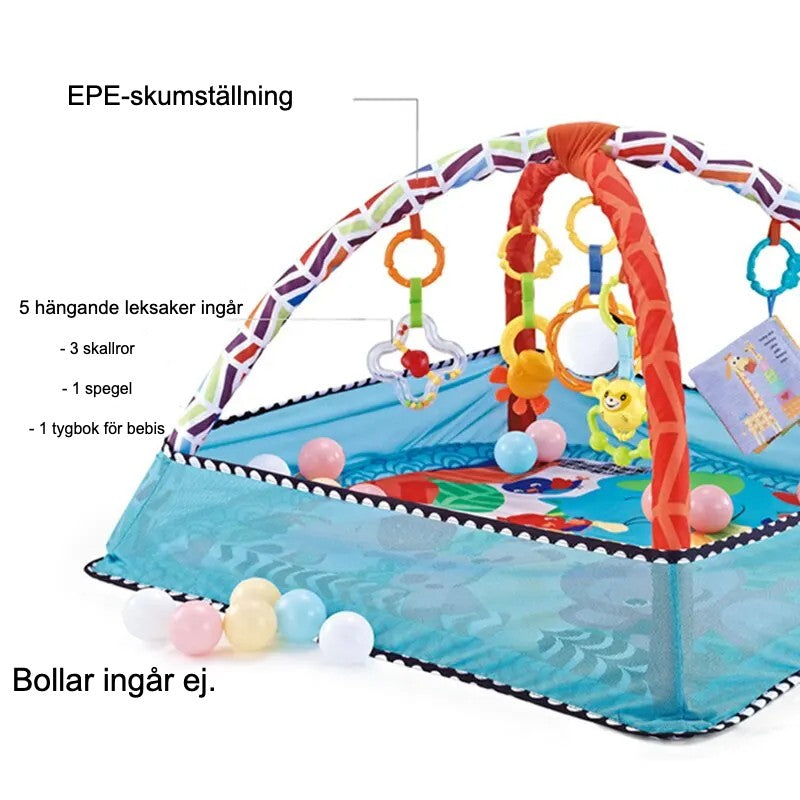 Babygym med nät