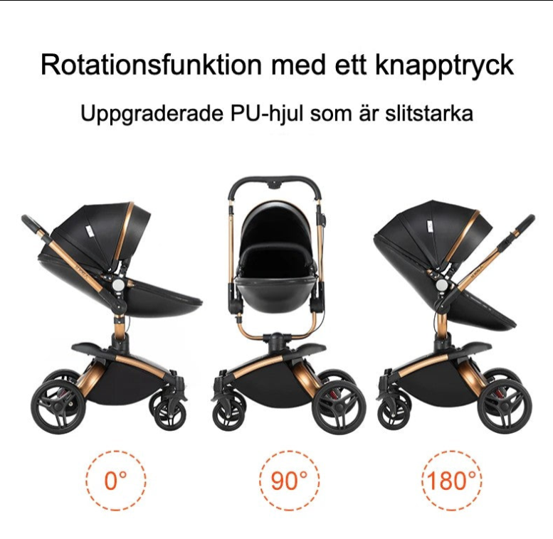 Barnvagn Babygem Premium 3-i-1