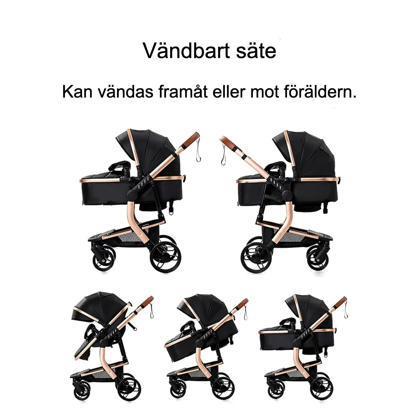 Barnvagn Babygem Prestige 3-i-1