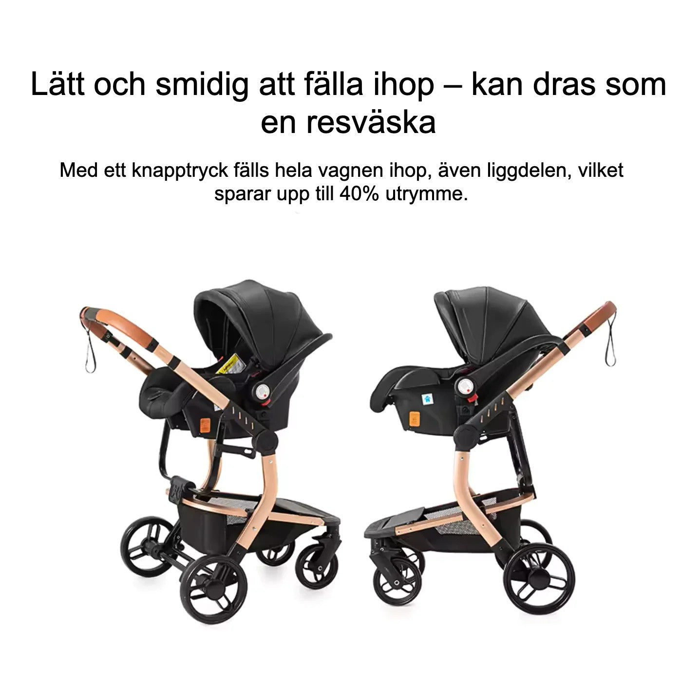 Barnvagn Babygem Prestige 3-i-1